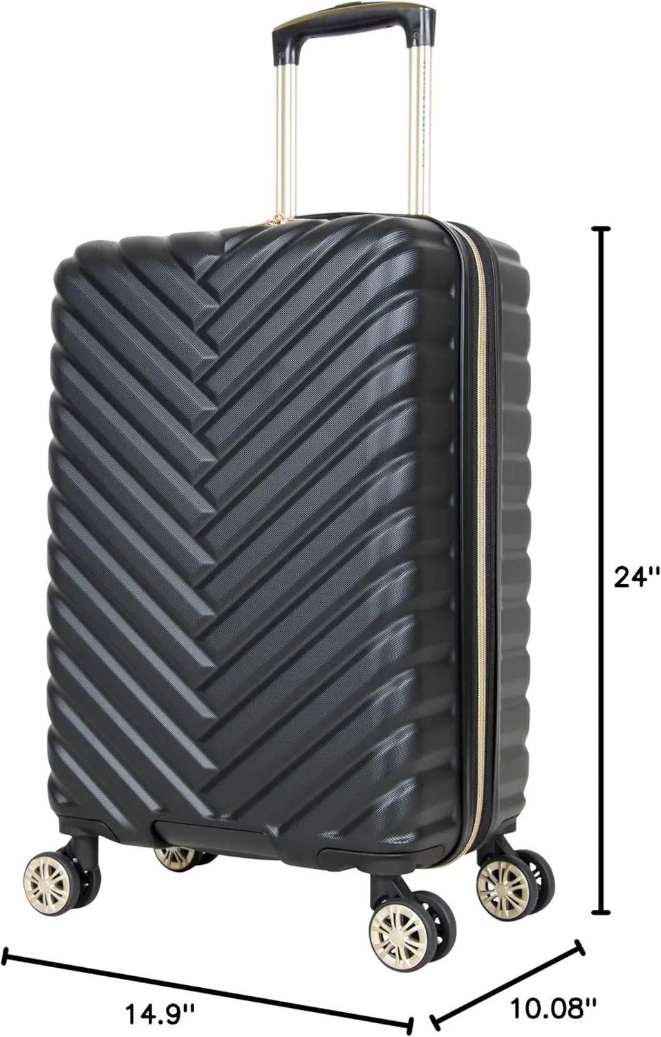 Kenneth Cole REACTION Sophie Backpack, Black, 15" Laptop & 20" Carry-On
