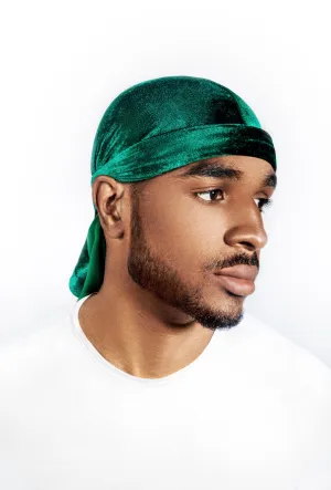 Khaki Velvet Durag