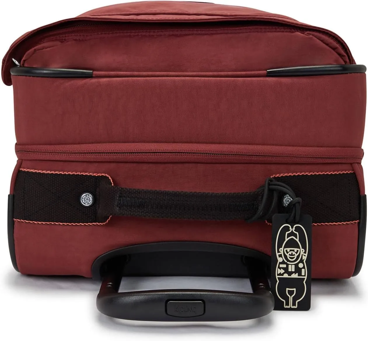 Kipling Women's Spontaneous Small 4 Wheel LuGGage Flaring Rust