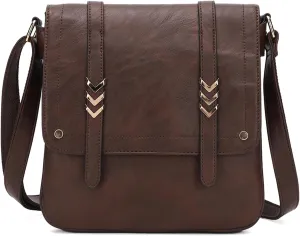 KL928 Crossbody Bags for Women Soft FAUX Leather Wallet Purses Adjustable Strap Medium Shoulder Handbags