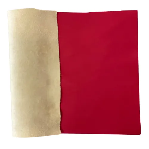 Lambskin Stretch Faux Leather With Suede Backing Apparel Fabric