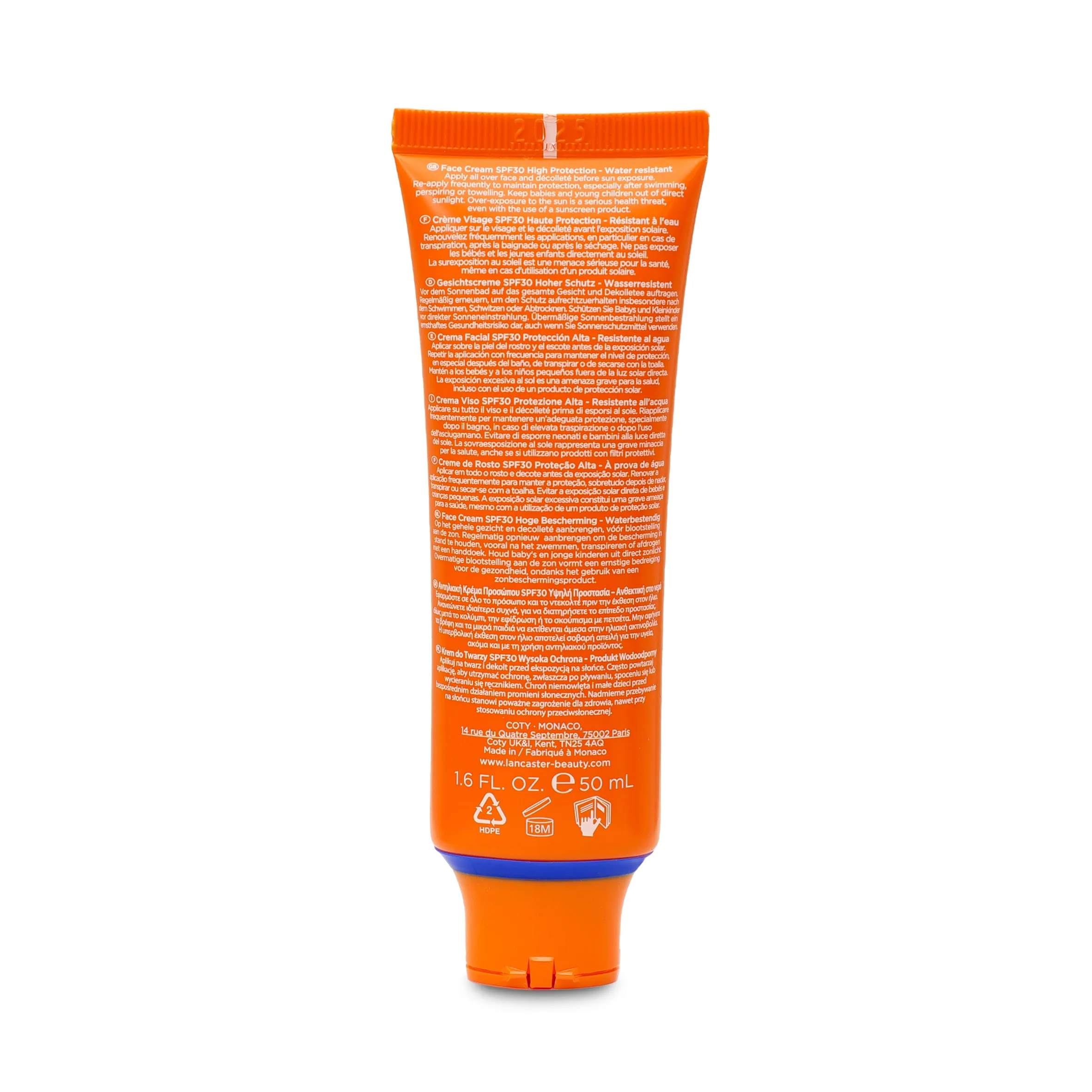 Lancaster Sun Pro Face Cream SPF30