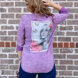 Landslide Button Up Top