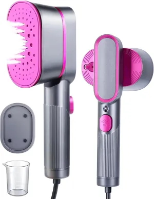 Lastest Portable Steamer for Clothes, 110V 2 In 1 Clothes Steamer, 9s Heat Up Travel Size Portable Garment Steamer Iron, Large handheld for US/CA/Japan Traveling
