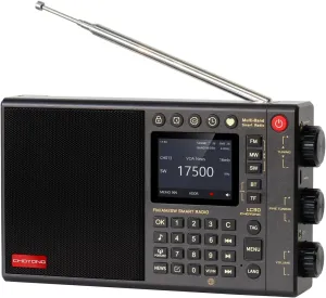 LC90 Portable Digital Internet Radio AM/FM, WiFi,4G,Longwave & Shortwave Radio with SSB Single Side Band Reception Supports Bluetooth, TF Card Multi-Band Smart All World Radios
