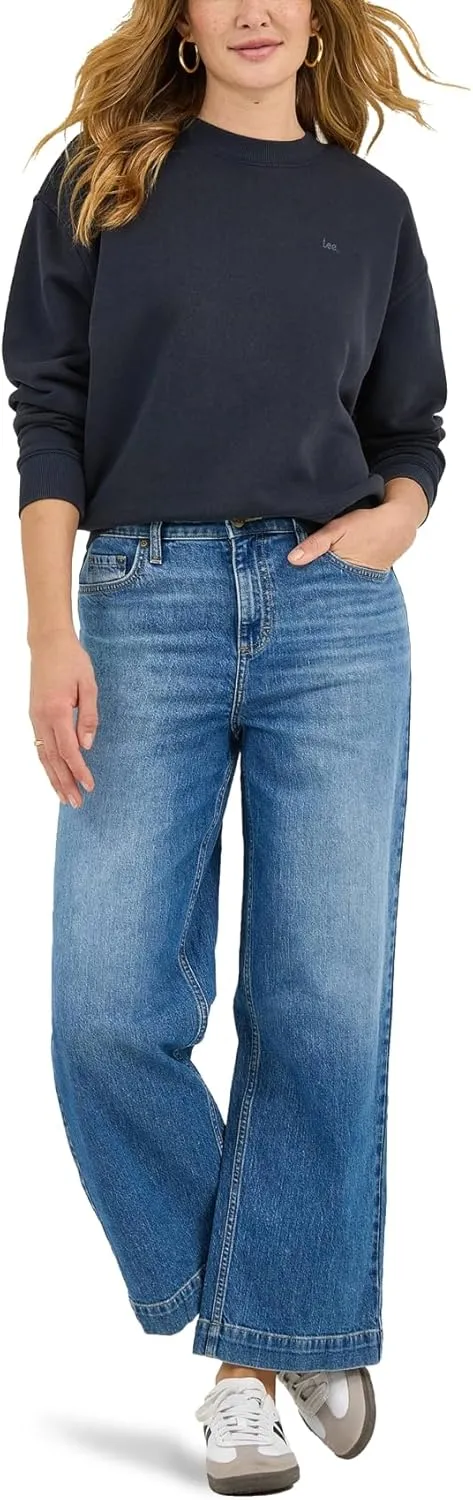 Lee Women's Legendary 26" Wide Leg Crop Jean