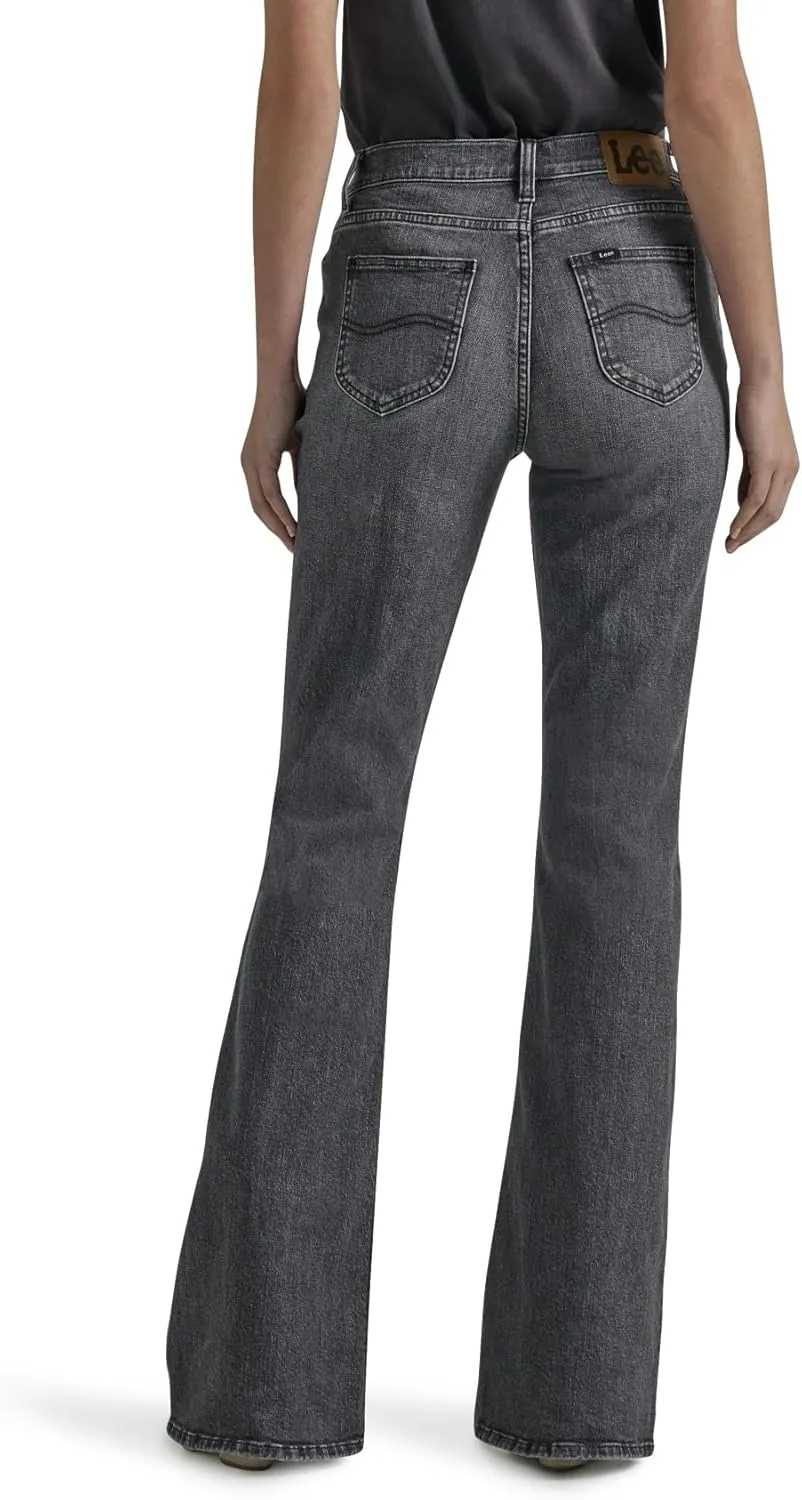 Lee Women's Legendary Mid Rise Flare Jean