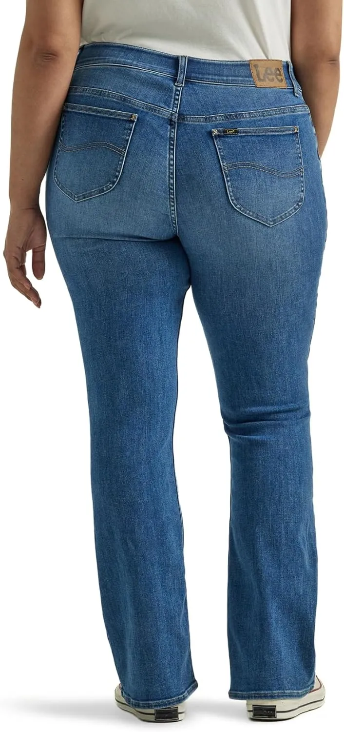 Lee womens Plus Size Ultra Lux Comfort With Flex Motion Bootcut Jean