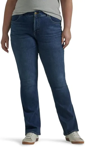 Lee womens Plus Size Ultra Lux Comfort With Flex Motion Bootcut Jean