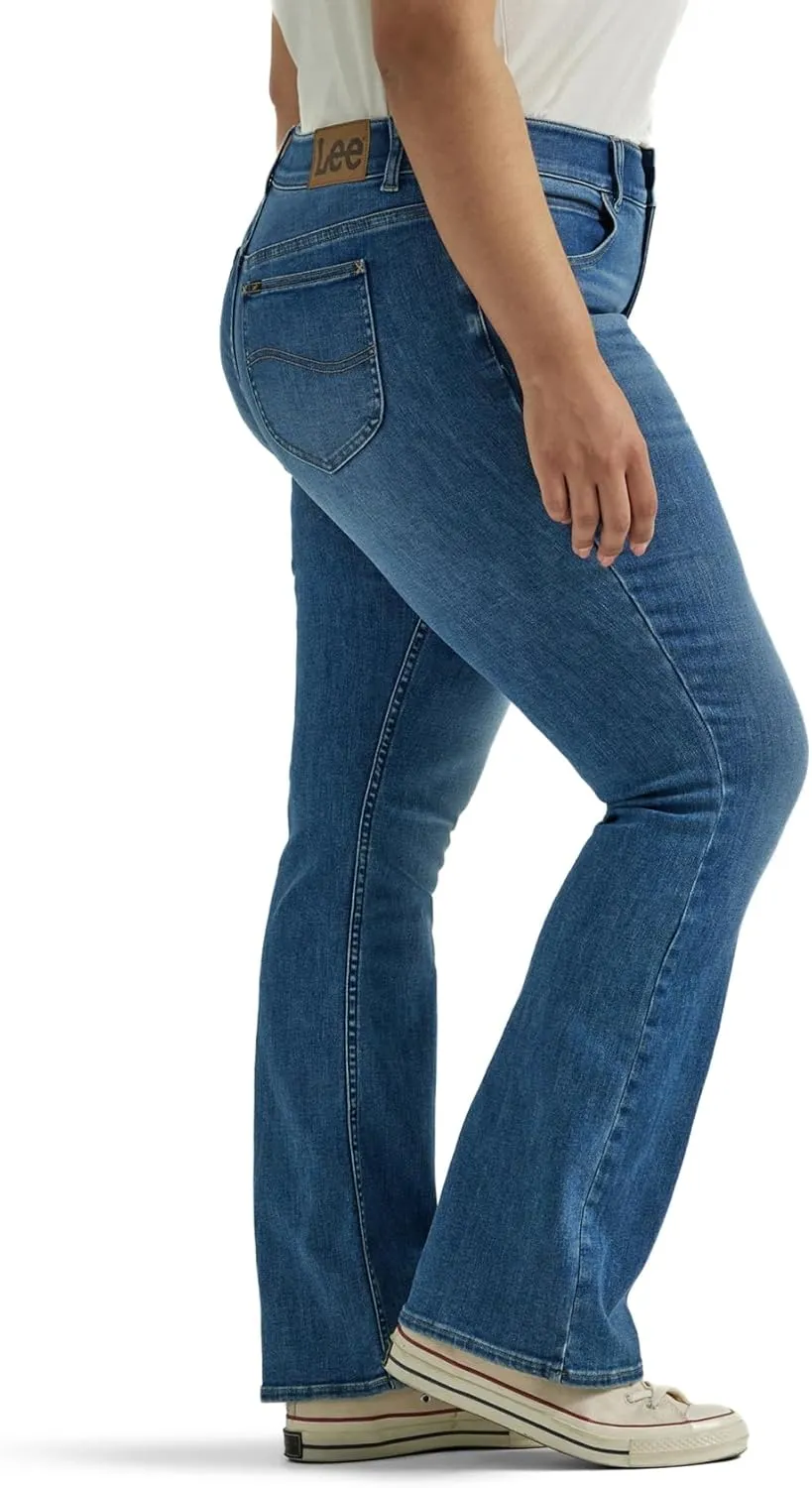 Lee womens Plus Size Ultra Lux Comfort With Flex Motion Bootcut Jean