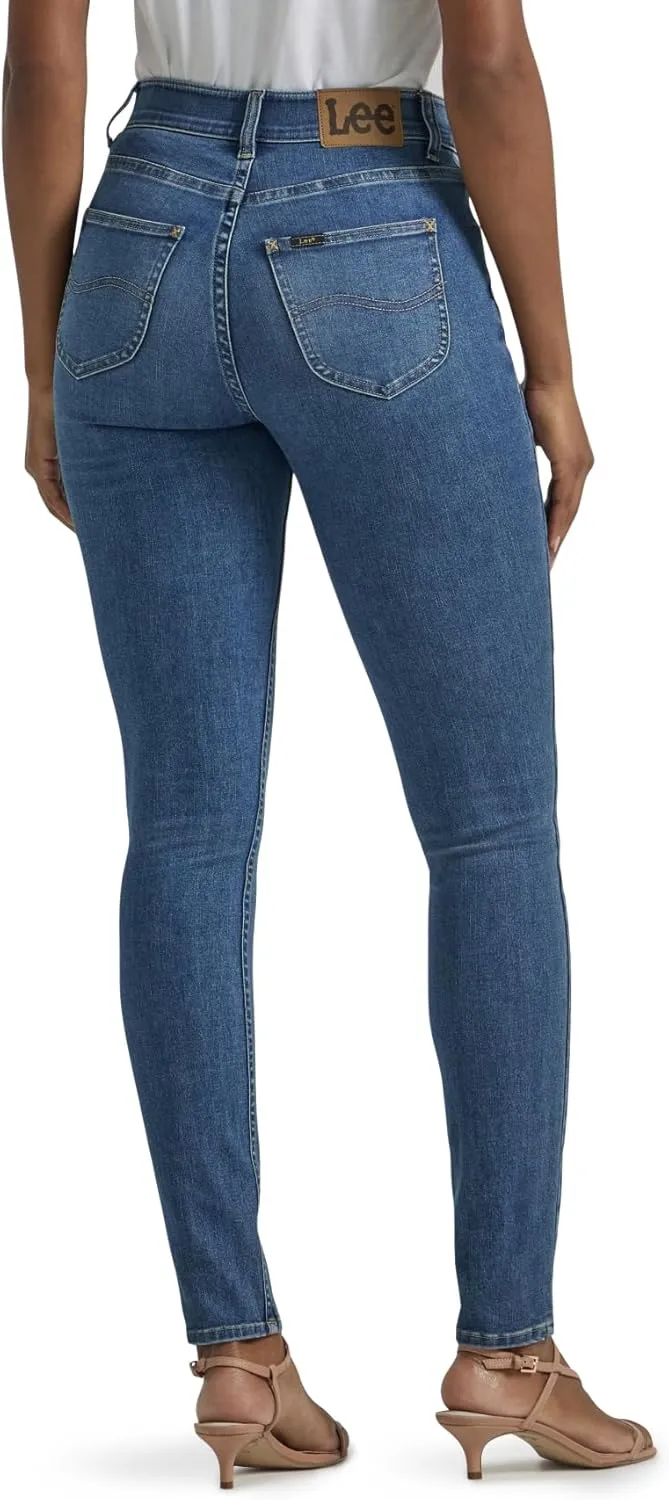 Lee Women's Ultra Lux Comfort with Flex Motion High Rise Skinny Jean