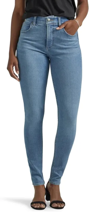 Lee Women's Ultra Lux Comfort with Flex Motion High Rise Skinny Jean