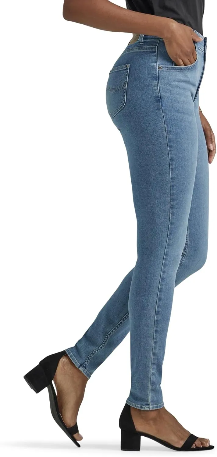 Lee Women's Ultra Lux Comfort with Flex Motion High Rise Skinny Jean