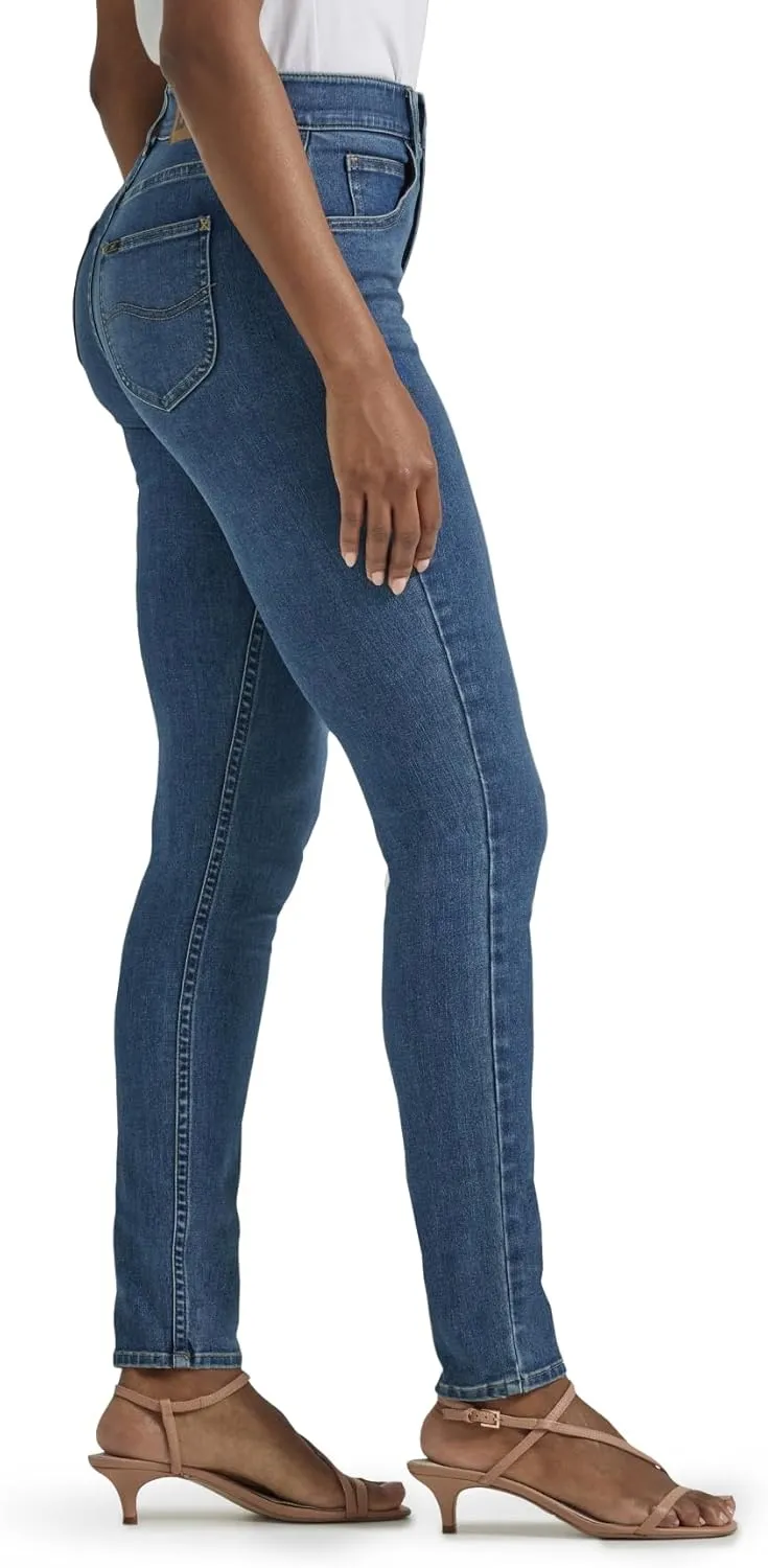 Lee Women's Ultra Lux Comfort with Flex Motion High Rise Skinny Jean