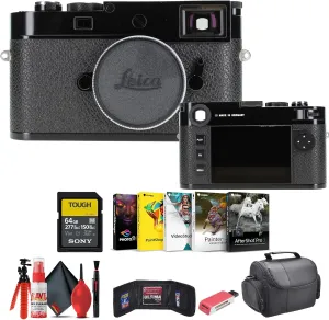 Leica M11 Rangefinder Camera (Glossy Black) (20230)   64GB Memory Card   Corel Photo Software   Card Reader   Case   Flex Tripod   Cleaning Kit   Memory Wallet