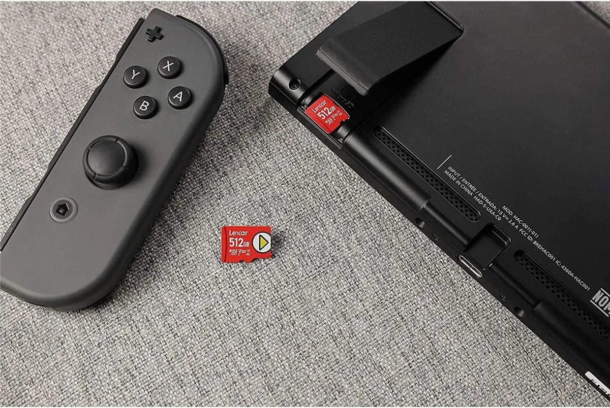Lexar 1TB PLAY micro SD Card, UHS-I, C10, U3, V30, A2, Full HD, 4K, Up To 160/100 MB/s microSDXC Memory Card, Expanded Storage for Nintendo Switch, Gaming, Smartphones, Tablets (LMSPLAY001T-BNNNU)