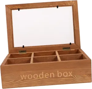Lid Wood Jewelry Storage Box Lockable Vintage Design for Necklaces Watches