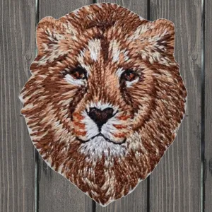 Lion Embroidered Patch — Iron On 1.75"