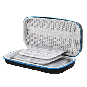 Lmcpa Carrying Case for Nintendo Switch 2 (2025) 7.9 Inch, Protective Hard Shell Portable Switch Travel Case, Durable Ballistic Nylon, Lightweight and Large Capacity, Accessories for Switch 2, Blue