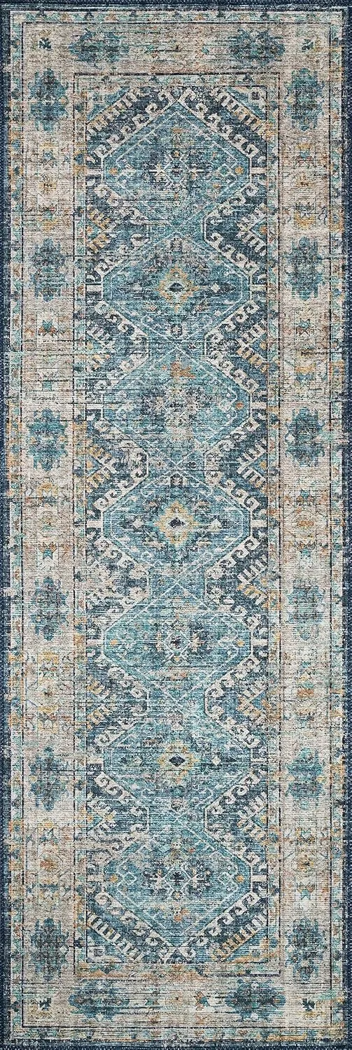 Loloi II Skye Collection SKY-03 Denim/Natural 2'-3" x 3'-9" Accent Rug