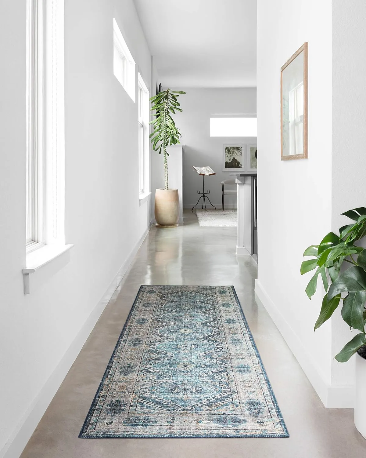 Loloi II Skye Collection SKY-03 Denim/Natural 2'-3" x 3'-9" Accent Rug