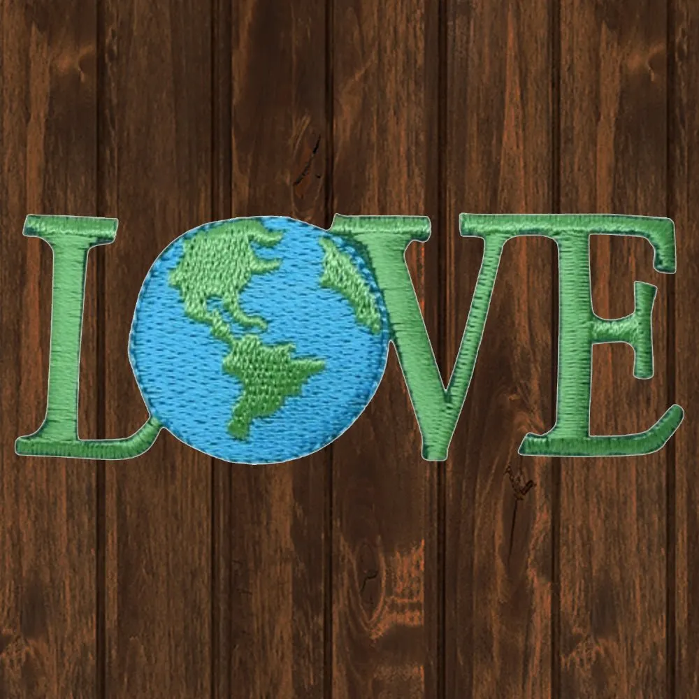 Love Embroidered Patch — Iron On
