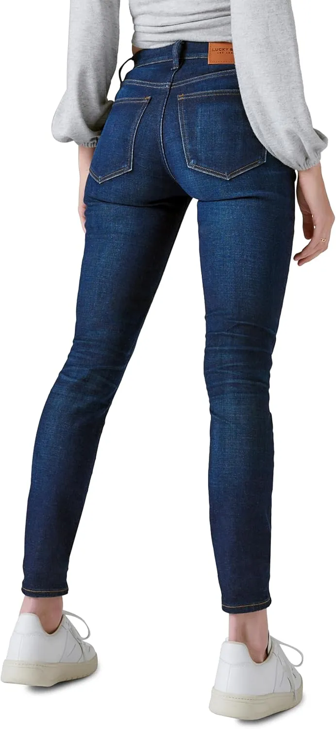 Lucky Brand Women's High Rise Bridgette Straight Jean, Bloom, 31W X 29L