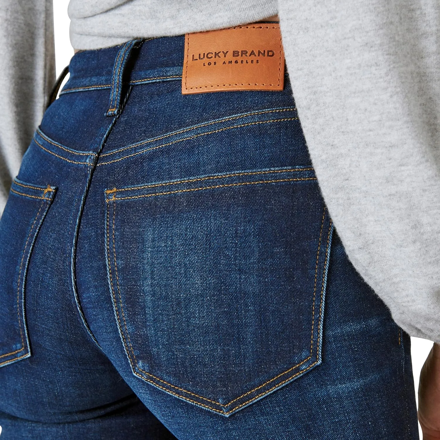 Lucky Brand Women's High Rise Bridgette Straight Jean, Bloom, 31W X 29L