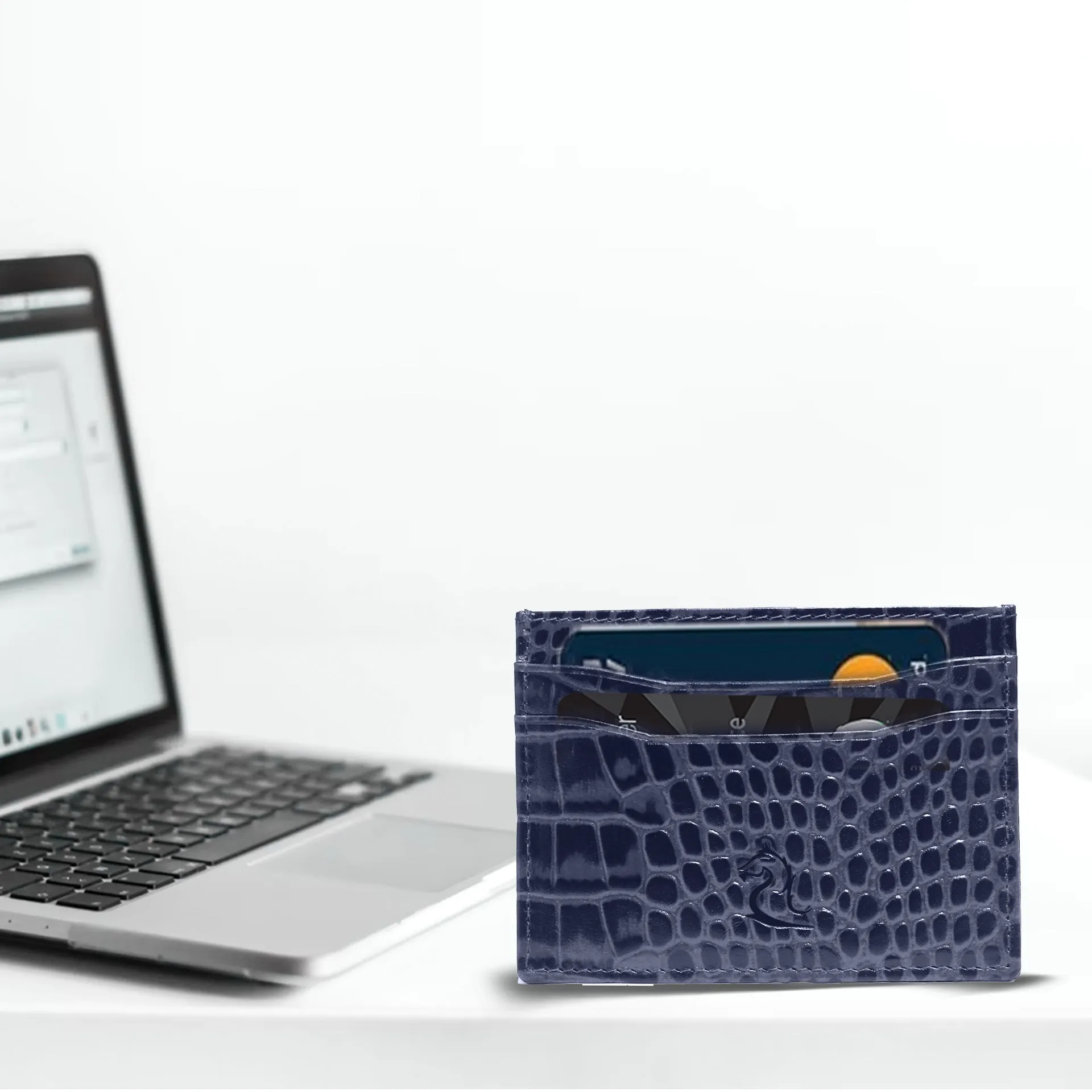 Luxuries Croco Design Card Holder
