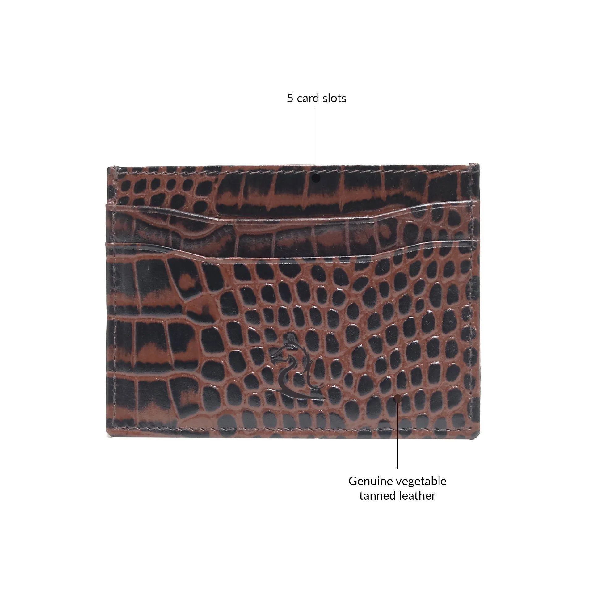 Luxuries Croco Design Card Holder