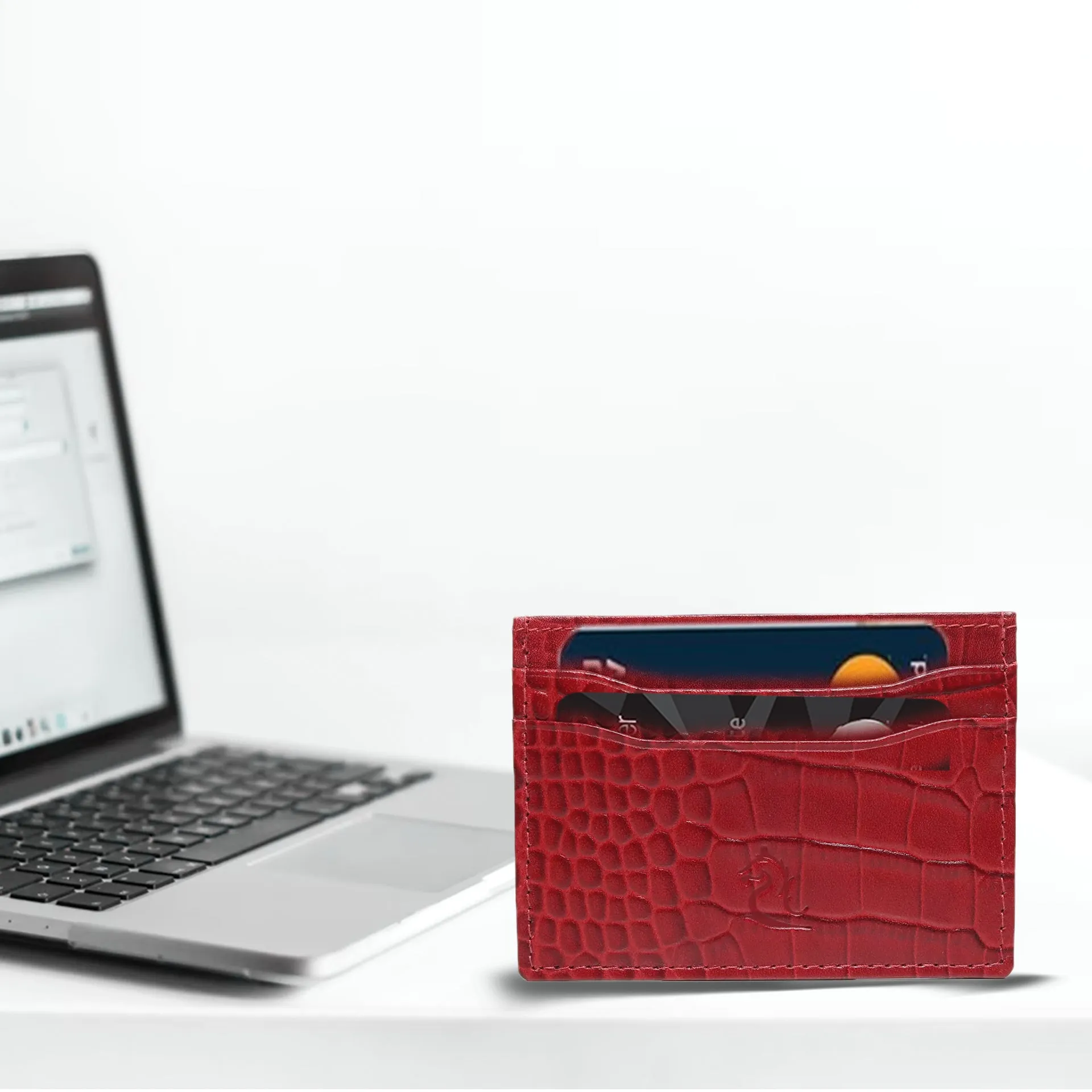 Luxuries Croco Design Card Holder