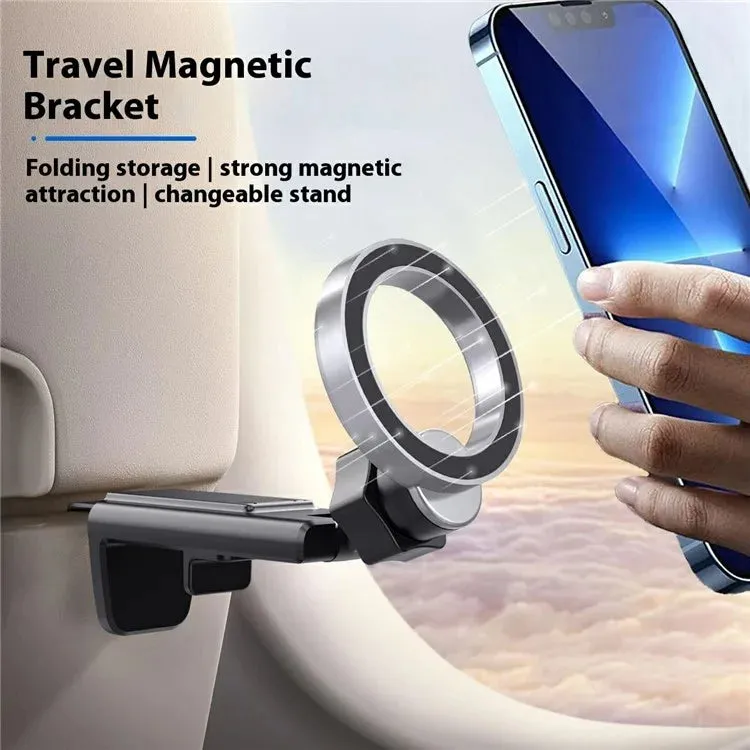 LX-01 Compatible with MagSafe Travel Foldable Bracket 360 Degree Rotating Car Phone Holder