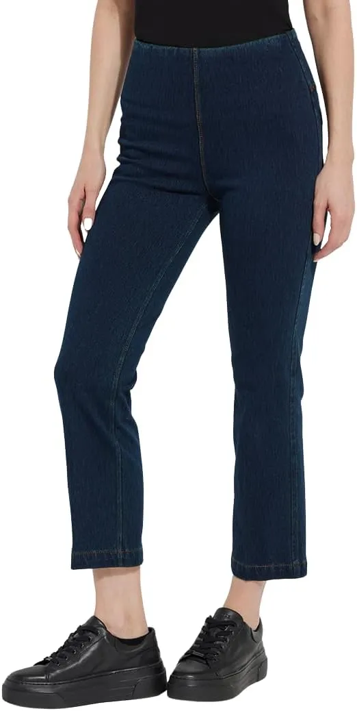 Lyssé Baby Bootcut Denim – Bootcut Jeans for Women and Ankle Jeans with 4 Way Stretch Knit Denim