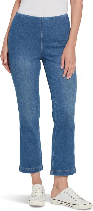 Lyssé Baby Bootcut Denim – Bootcut Jeans for Women and Ankle Jeans with 4 Way Stretch Knit Denim