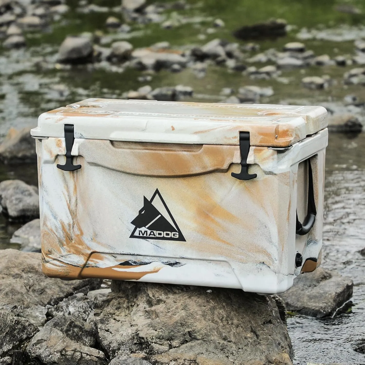 MADOG Portable Small Cooler, Lightweight Hard Cooler, Leak-Proof Beach Cooler for 5-7 Days Ice Retention, LLDPE Compact Coolers for Camping, Drink and Traveling