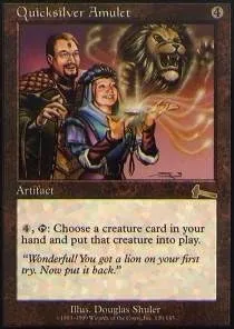 Magic: the Gathering - Quicksilver Amulet - Urza's Legacy