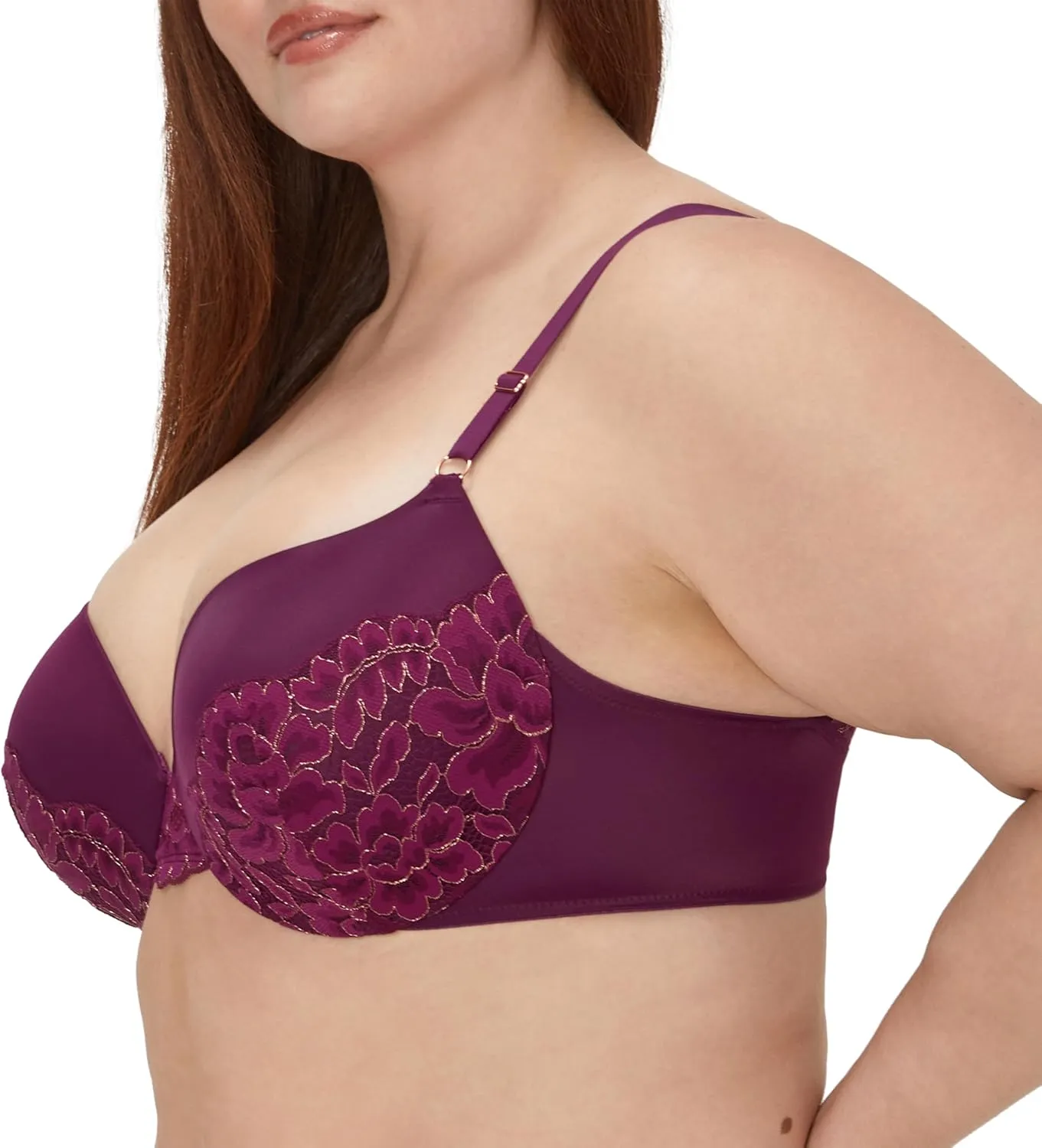 Maidenform Underwire, Love The Lift Smoothing Lace Demi, Push-up Bra for Women
