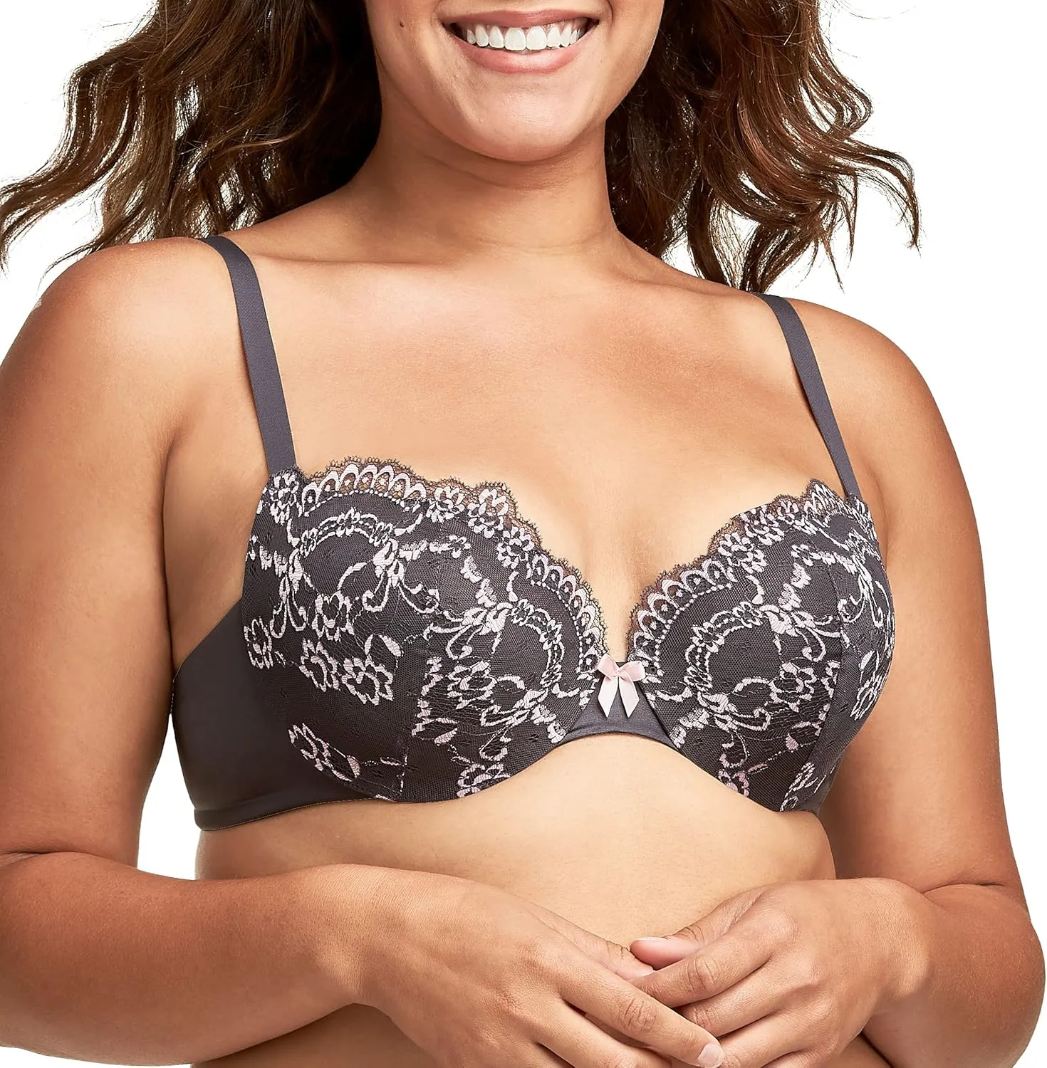 Maidenform womens Love the Lift Underwire Demi Bra,With Push-up Cups