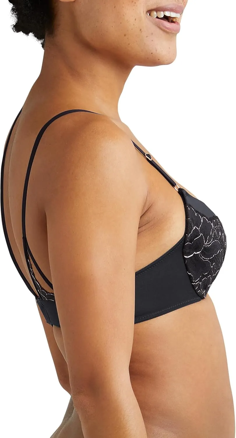 Maidenform womens Love the Lift Underwire Demi Bra,With Push-up Cups