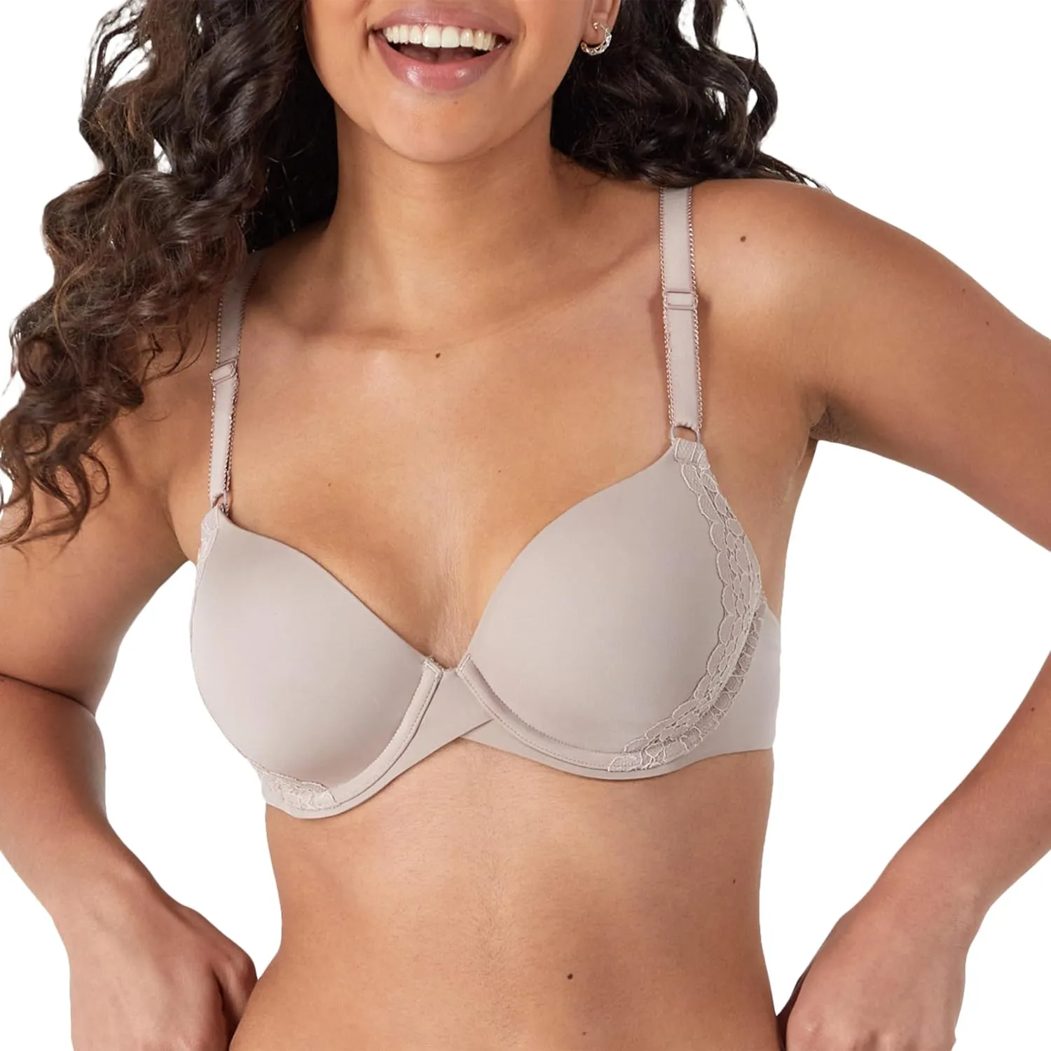 Maidenform Women's One Fab Fit Modern Demi Underwire T-Shirt Bra
