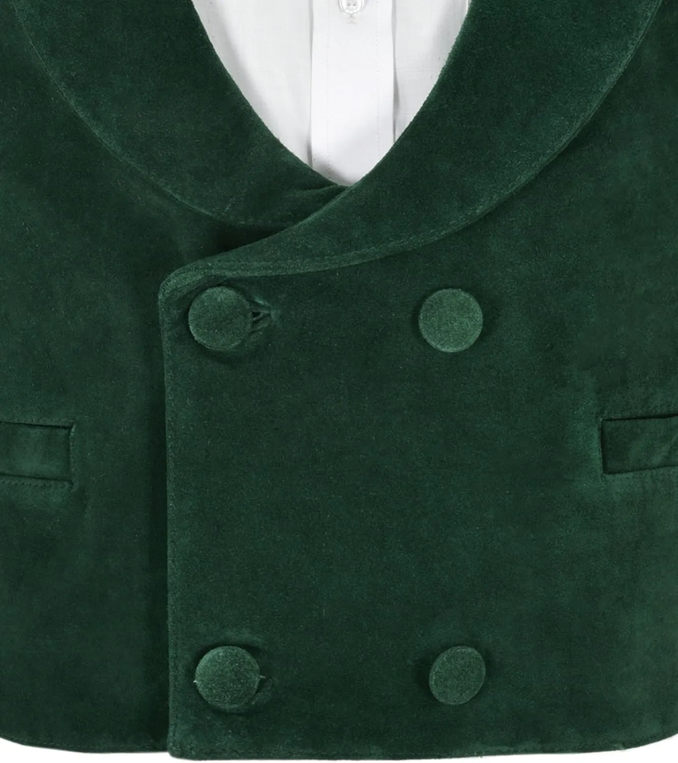 Men's Classic Leather Waistcoat Fashion Real Suede Leather 3281