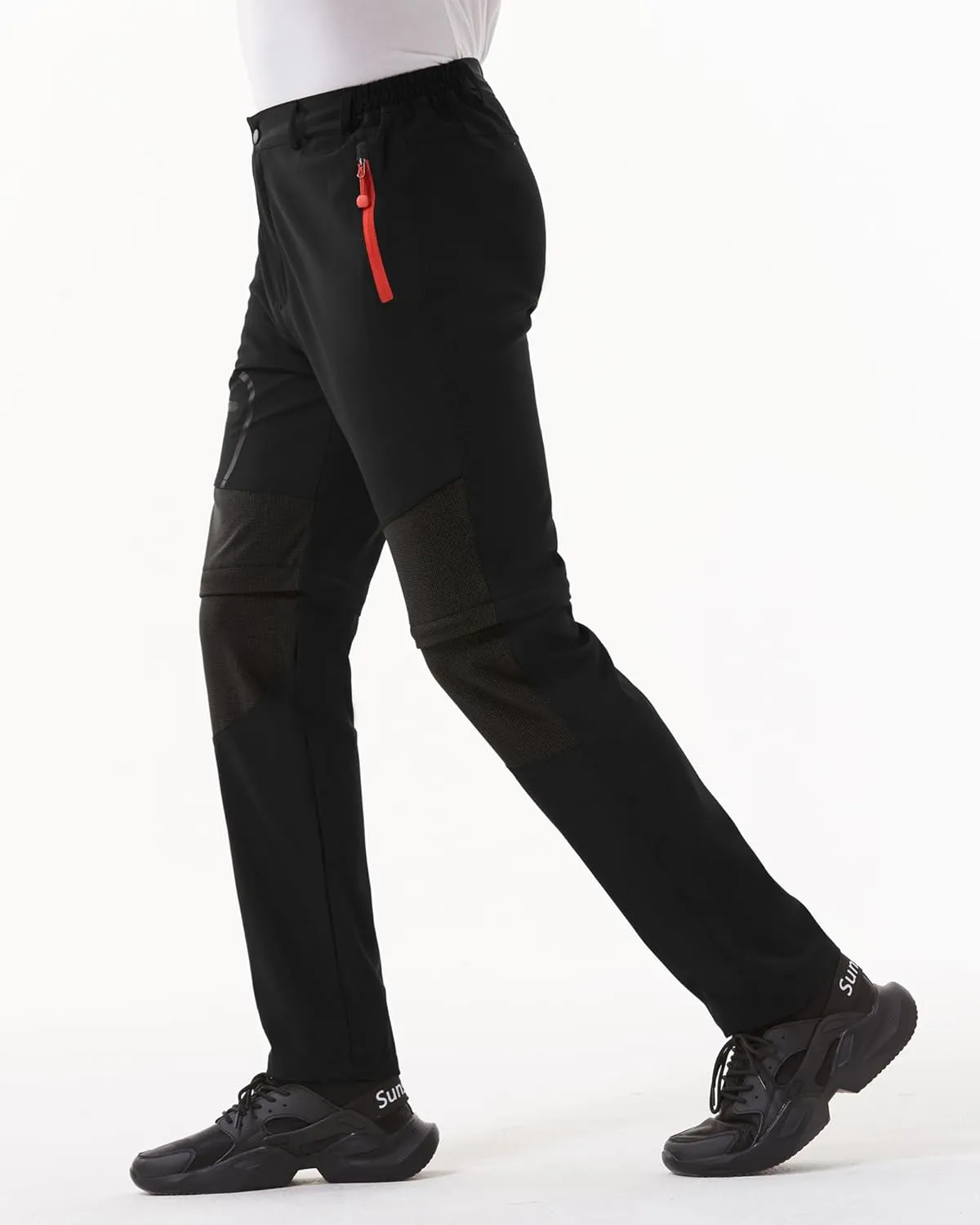 Men's Convertible Hiking Pants Zip Off Lightweight Quick Dry Outdoor Waterproof Tactical Cargo Work Pants Camping