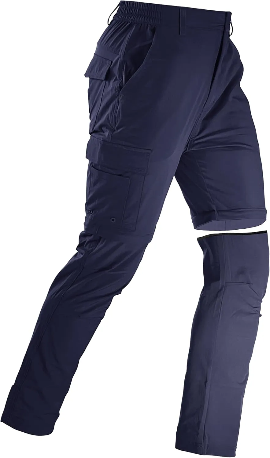Men's Convertible Hiking Pants Zip Off Quick Dry Lightweight Safari Travel Camping Fishing Cargo Outdoor Pants