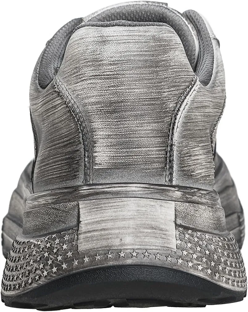 Men's Fashion Running Shoes Leather Men's Casual Shoes Retro Dress Running Shoes Men's Casual Retro Shoes.