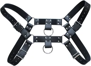 Men's Faux Leather Body Chest Harness Belt Shoulder Cage Belt Party Costume