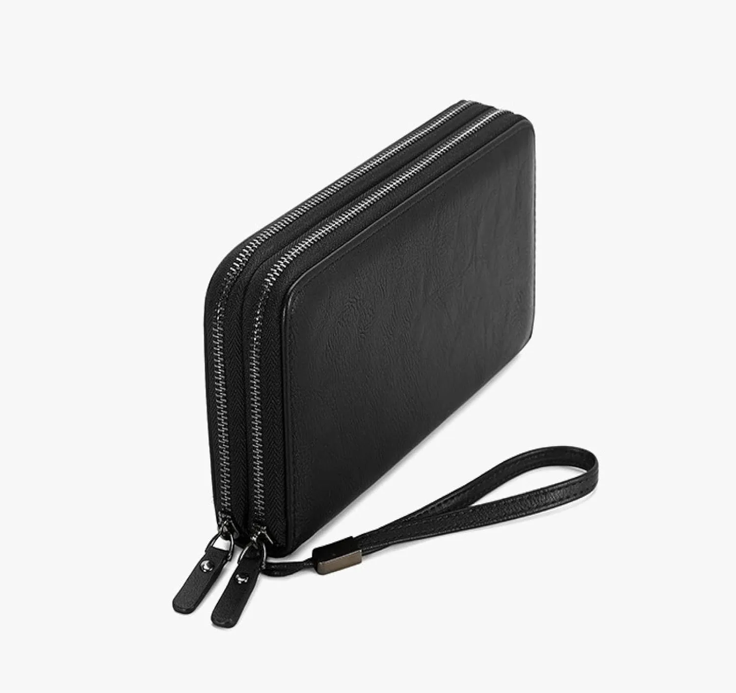 Men's wallet multifunctional business clutch bag large capacity double elongated wallet