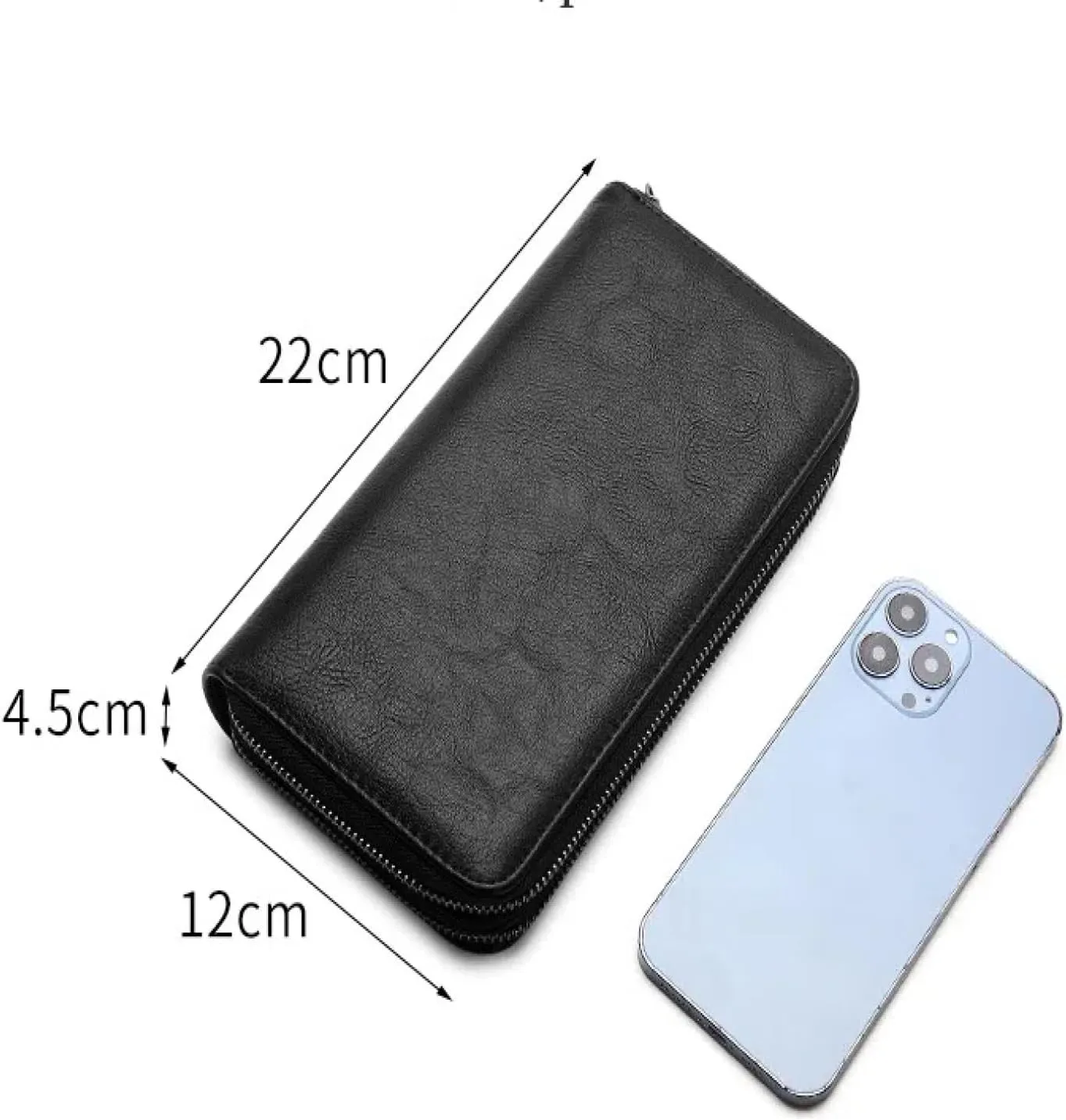 Men's wallet multifunctional business clutch bag large capacity double elongated wallet