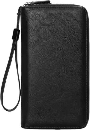 Men's wallet multifunctional business clutch bag large capacity double elongated wallet
