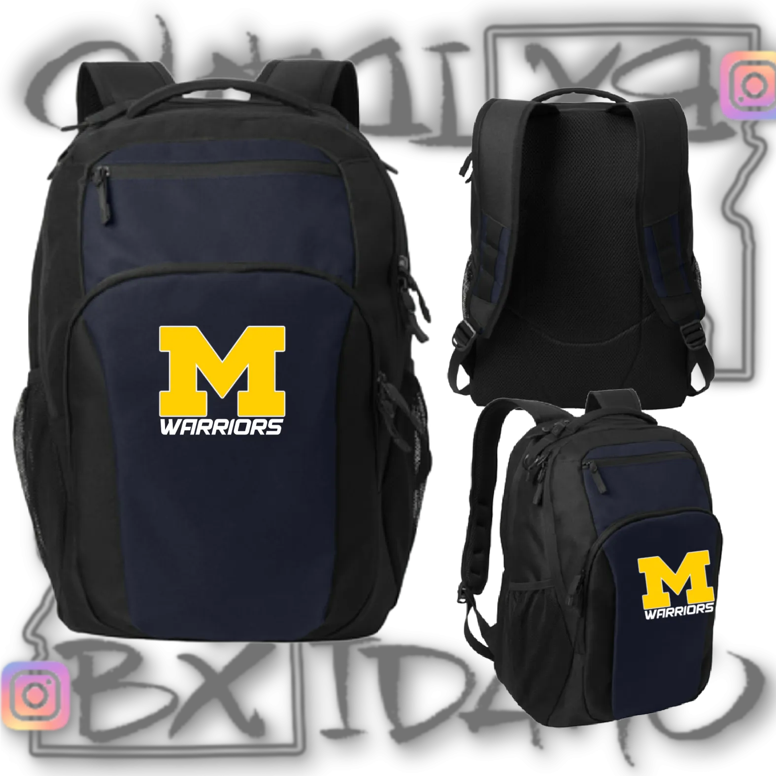Meridian High School Warriors - Backpack