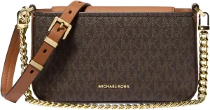 Chain-Decorated Velvet Convertible Clutches
